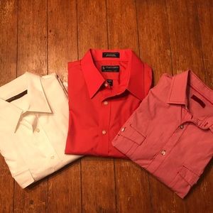 3 Different Button Down Casual Short Sleeve XL